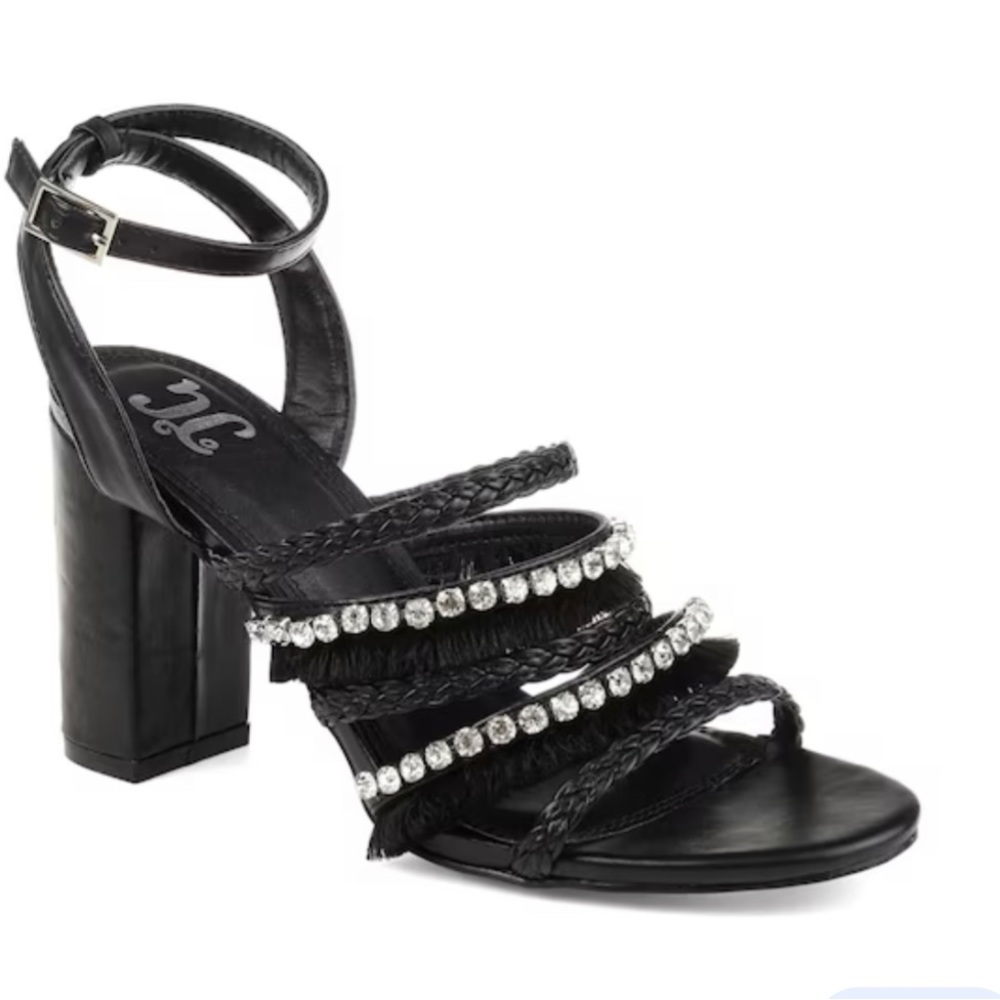 💥$10 SALE💥 NEW! BEAUTIFUL Journee Collection Ziggy Ankle Wrap Heels Size 7.5